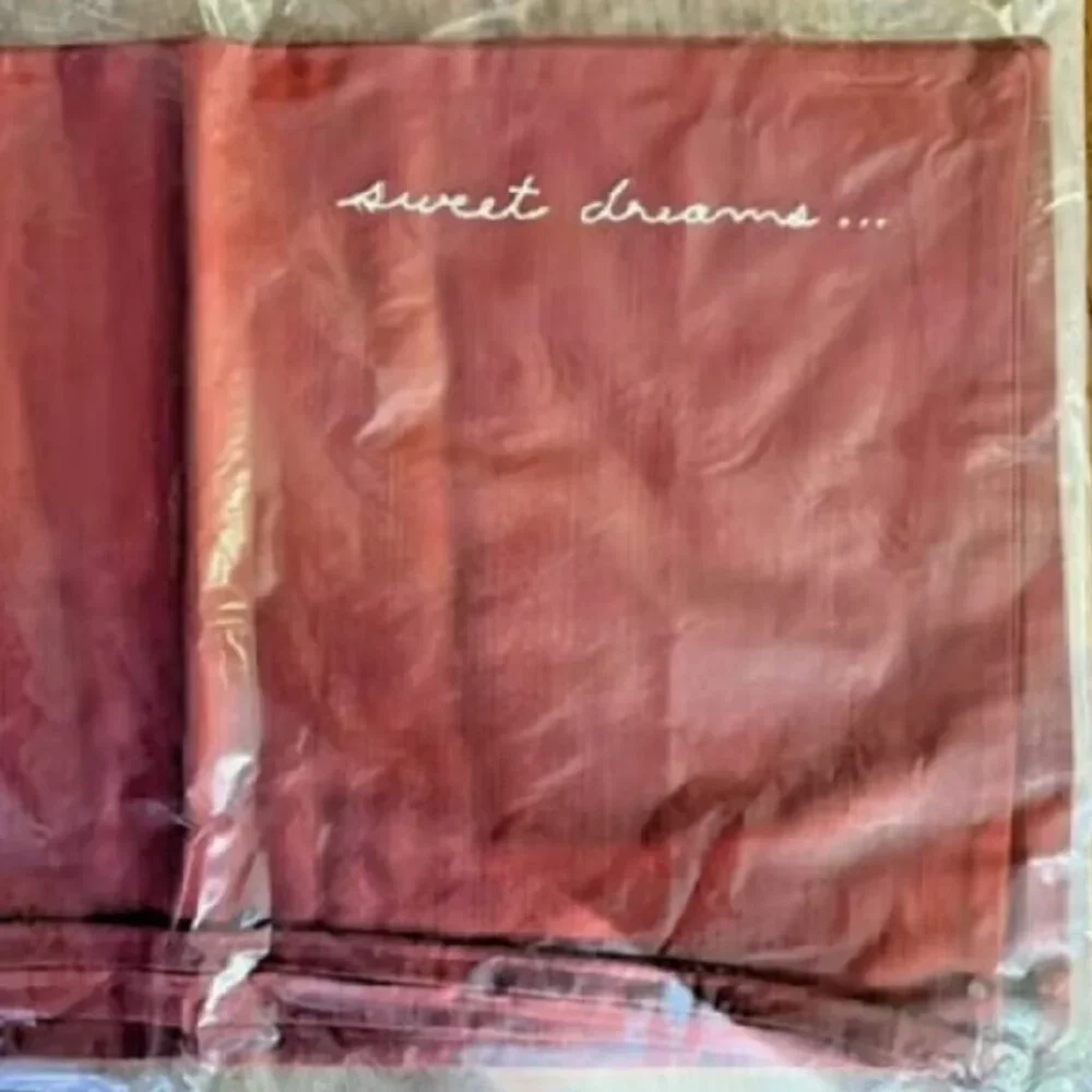 NEW 50x15” Pottery Barn Sweet Dreams Embroidered Christmas Lumbar Pillow Cover